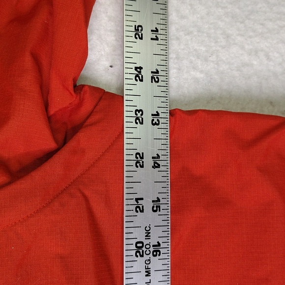 VINTAGE Old Navy Jacket Vest Size 16 Dark Orange Nylon Anorak Y2K Convertible - Picture 9 of 12